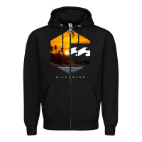 Black billabong Zipper Hoodie - SnappyArt