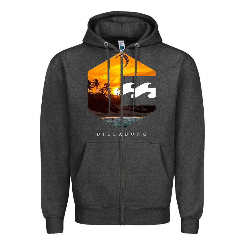 Billabong Zipper Hoodie by SnappyArt | Teevron