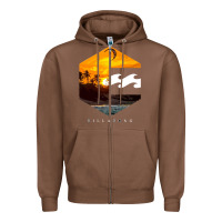 Chestnut billabong Zipper Hoodie - SnappyArt