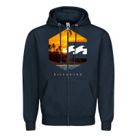 Navy billabong Zipper Hoodie - SnappyArt