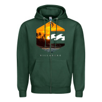 Sports Green billabong Zipper Hoodie - SnappyArt