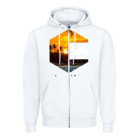 White billabong Zipper Hoodie - SnappyArt