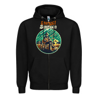 Black sturgill simpson retro Zipper Hoodie - SnappyArt