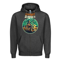 Charcoal Heather sturgill simpson retro Zipper Hoodie - SnappyArt