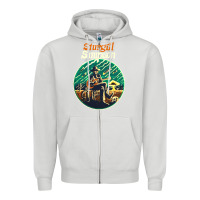 Dove Grey sturgill simpson retro Zipper Hoodie - SnappyArt