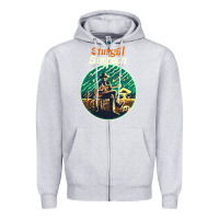 Heather Grey sturgill simpson retro Zipper Hoodie - SnappyArt