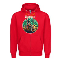 Red sturgill simpson retro Zipper Hoodie - SnappyArt