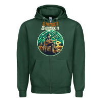 Sports Green sturgill simpson retro Zipper Hoodie - SnappyArt