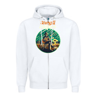White sturgill simpson retro Zipper Hoodie - SnappyArt