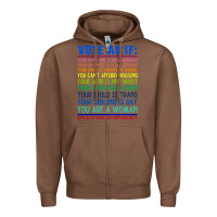 Chestnut Vote As If Your Life Depends On It Human Rights Zipper Hoodie - SnappyArt