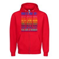 Red Vote As If Your Life Depends On It Human Rights Zipper Hoodie - SnappyArt