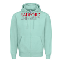 Seafoam The radford university Zipper Hoodie - SnappyArt