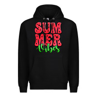 Black summer vibes watermelon Premium Hoodie - Jasminsmagicworld