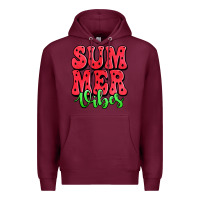 Burgundy summer vibes watermelon Premium Hoodie - Jasminsmagicworld