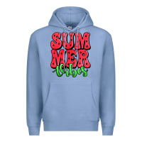 Colony Blue summer vibes watermelon Premium Hoodie - Jasminsmagicworld