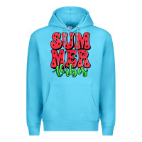 Ocean Blue summer vibes watermelon Premium Hoodie - Jasminsmagicworld