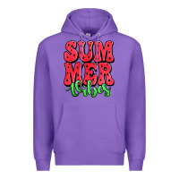 Purple summer vibes watermelon Premium Hoodie - Jasminsmagicworld