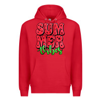 Red summer vibes watermelon Premium Hoodie - Jasminsmagicworld