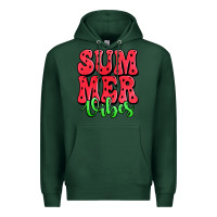 Sports Green summer vibes watermelon Premium Hoodie - Jasminsmagicworld