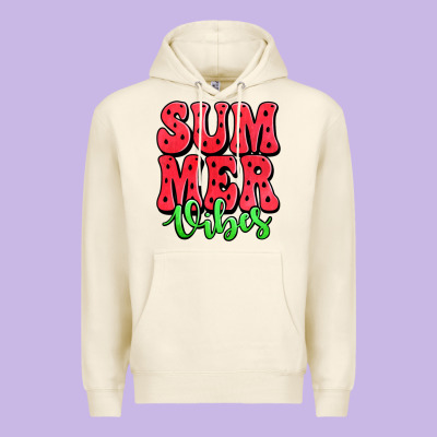 Summer Vibes Watermelon Premium Hoodie Designed By Jasminsmagicworld