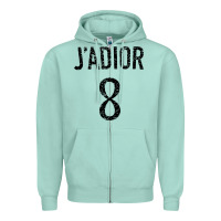 Seafoam j adior Zipper Hoodie - SnappyArt