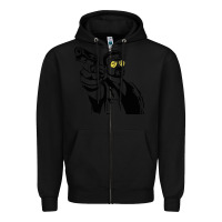 Black big lebowski Zipper Hoodie - SnappyArt