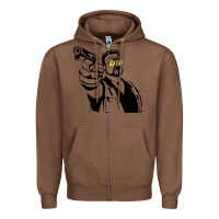 Chestnut big lebowski Zipper Hoodie - SnappyArt