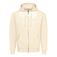 Sandshell Pop Pop Gifts Grandpa Fathers Day Pop-Pop Zipper Hoodie - SnappyArt
