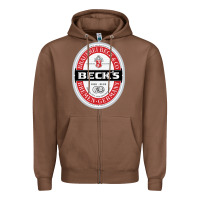 Chestnut Beck’s-Dark Zipper Hoodie - SnappyArt
