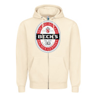 Sandshell Beck’s-Dark Zipper Hoodie - SnappyArt