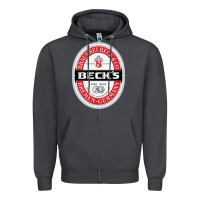 Smoke Beck’s-Dark Zipper Hoodie - SnappyArt