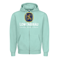 Seafoam lowenbrau Zipper Hoodie - SnappyArt