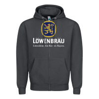 Smoke lowenbrau Zipper Hoodie - SnappyArt