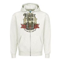 Oatmeal Heather meister brau 1891, beer Zipper Hoodie - SnappyArt