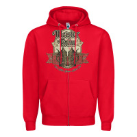 Red meister brau 1891, beer Zipper Hoodie - SnappyArt