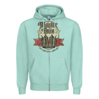 Seafoam meister brau 1891, beer Zipper Hoodie - SnappyArt