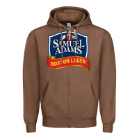 Chestnut samuel adams Zipper Hoodie - SnappyArt