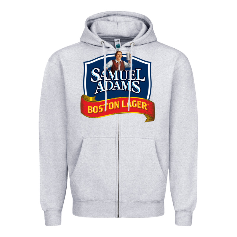 Samuel Adams Zipper Hoodie by SnappyArt | Teevron