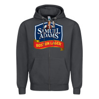 Smoke samuel adams Zipper Hoodie - SnappyArt