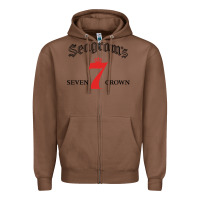 Chestnut Seagrams 7 Bk 1.png Zipper Hoodie - SnappyArt