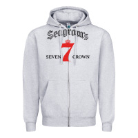 Heather Grey Seagrams 7 Bk 1.png Zipper Hoodie - SnappyArt