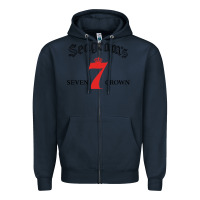 Navy Seagrams 7 Bk 1.png Zipper Hoodie - SnappyArt