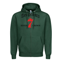 Sports Green Seagrams 7 Bk 1.png Zipper Hoodie - SnappyArt