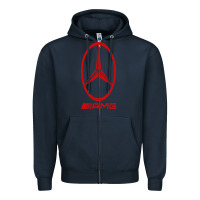 Navy amg Zipper Hoodie - SnappyArt
