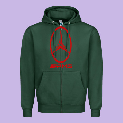 Amg Zipper Hoodie Designed By Snappyart