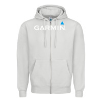 Dove Grey Official Garmin Original Merchandise Zipper Hoodie - SnappyArt