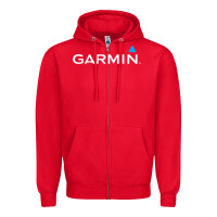 Red Official Garmin Original Merchandise Zipper Hoodie - SnappyArt