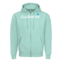 Seafoam Official Garmin Original Merchandise Zipper Hoodie - SnappyArt