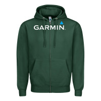Sports Green Official Garmin Original Merchandise Zipper Hoodie - SnappyArt