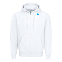 White Official Garmin Original Merchandise Zipper Hoodie - SnappyArt